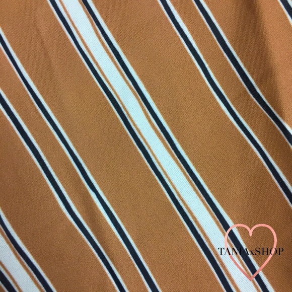 Brown Striped Dress - Picture 5 of 6